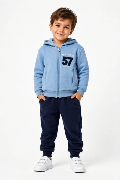 Minitex Winter Hooded Tracksuit Kids Set