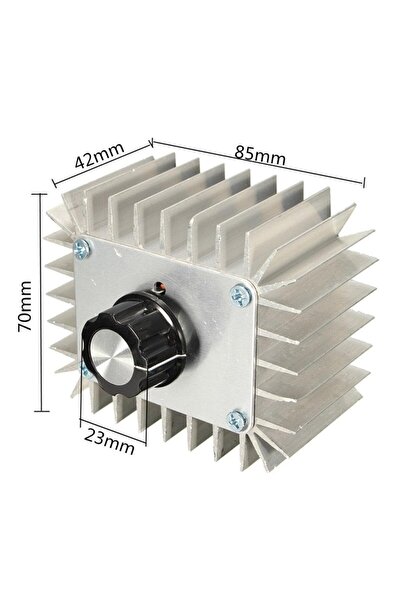 EmAyCenter AC 220V 5000W Motor Hız Kontrol Kartı Voltaj Regülatörü Dimmer Gen...
