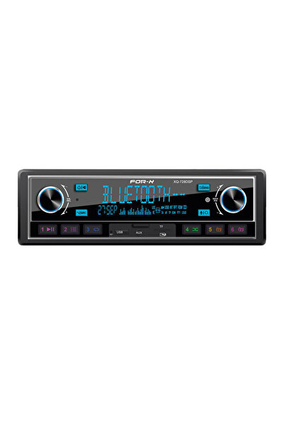 For-X Player auto ForX XQ-728DSP, 1 DIN, 4x60W