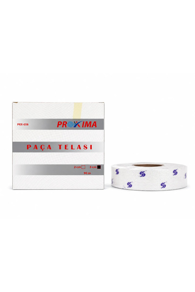 Terzi Market 3 cm Wide Fabric Tape – Iron-On Fabric Tape for Pants, Skirts, a...