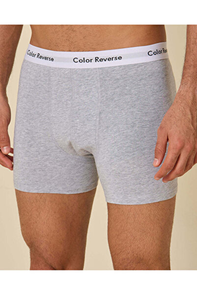 REDTAG Men Grey And White Plain Hipster Briefs (2 Piece)