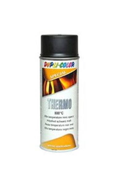 Dupli-Color Vopsea spray rezistenta la temperatura Thermo 800°C, negru, 400ml