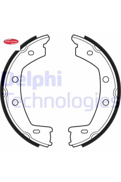 DELPHİ Fren balatası arka park frenı land rover freelander 2 l359 06 14 lr001020