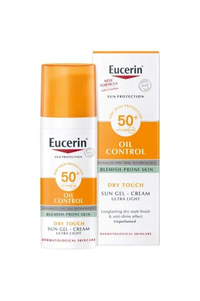 euceri كريم جل +SPF 50 للبشرة الدهنية 50 مل