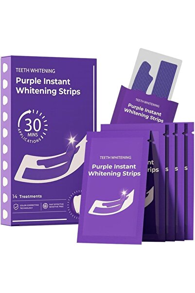 BananaHome 28Strips Purple Teeth Whitening Strips for Sensitive, Teeth Whiten...