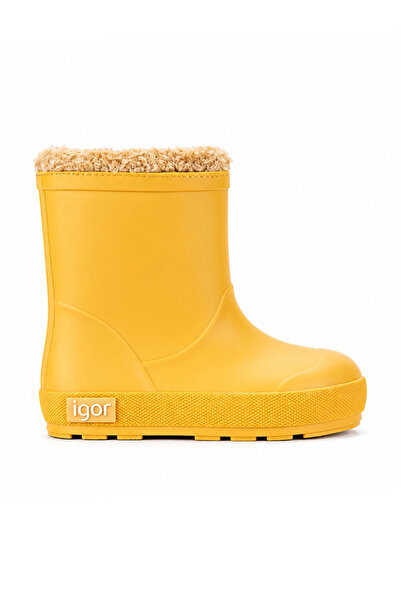 IGOR Yogi Borreguito Çocuk Kürklü Yağmur Çizmesi - Sarı W10306-008