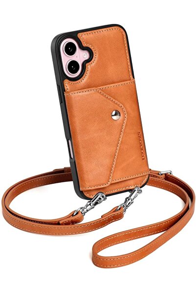GENERAL LUCKYCOIN Crossbody Wallet Phone Case with Adjustable Neck Strap for ...