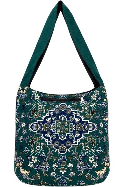 Attayyibah Gifts Rawdah Carpet Inspired Ladies Souvenir Shoulder Tote Bag, a ...