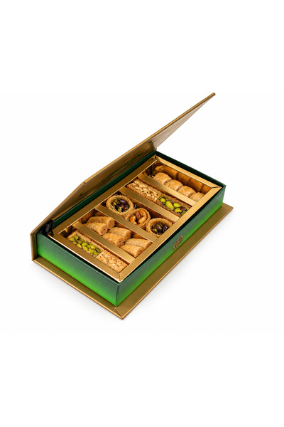 AL SULTAN Sweets Mixed Baklava 100 g - 7 Varieties - Pistachio & Cashew Fille...