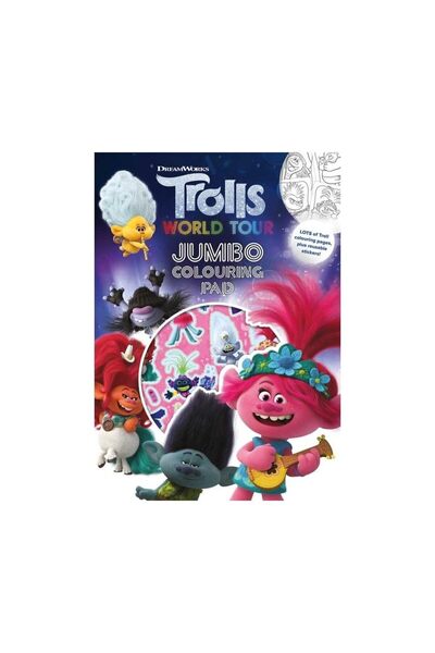 Alligator Books Trolls 2 Jumbo Colouring Pad