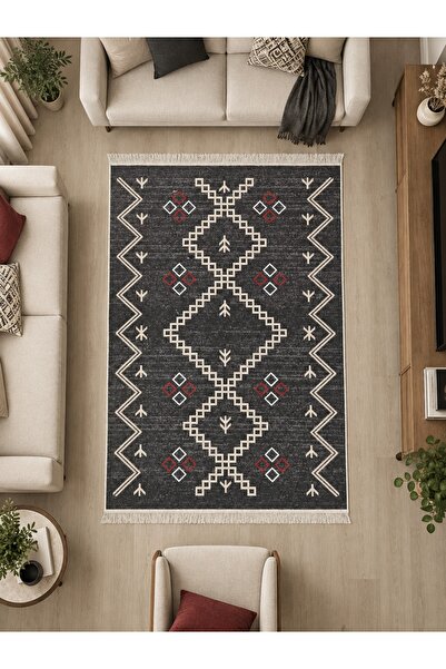 Safir Kilim Gold Kalite,Modern Özel Tasarım, Çift Taraflı Saçaklı Dokuma Kili...