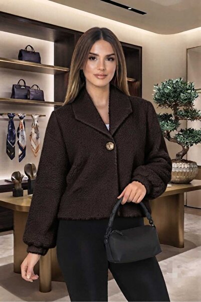 azramfashıon tekstil AZRAM ΓΥΝΑΙΚΕΙΟ ΜΟΝΤΕΡΝΟ ΠΛΕΚΤΟ ΜΠΟΥΦΑΝ