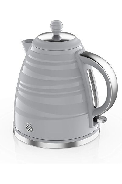 Swan SK31050GRN, Symphony 1.7 Litre Jug Kettle with Rapid Boil, 3000 Watts, Grey