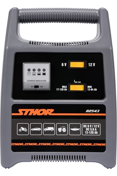 Sthor REDRESOR 6/12V 8A 120AH LED 82543
