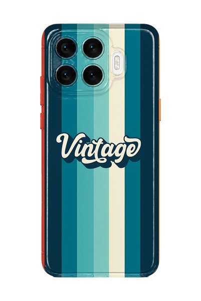 FLAMENKO Xiaomi 17t Compatible Vintage Patterned Transparent Phone Case