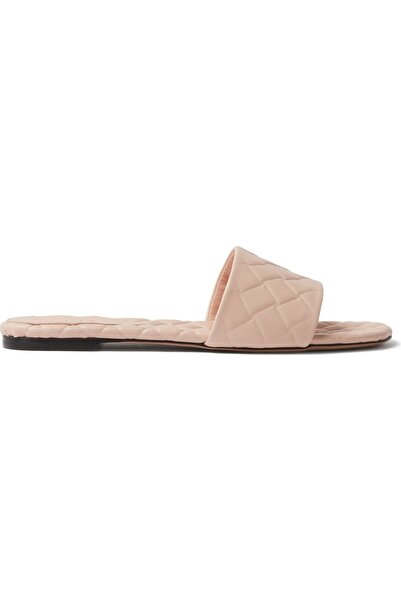 Bottega Veneta Stylish and Comfortable Flat Leather Slippers