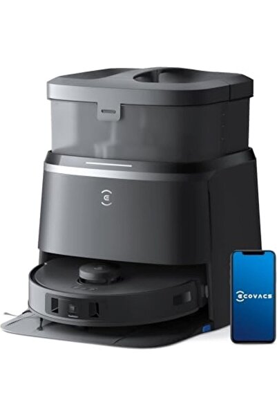 Ecovacs DEEBOT T30 Pro Omni Robot Süpürge, Mop Fonksiyonu, 11.000 Pa Emiş Güc...