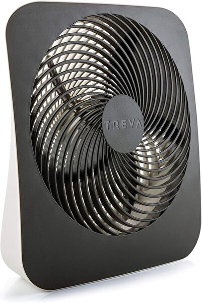 Treva 10-Inch Portable Desktop Air Circulation Battery Fan - 2 Cooling Speeds...