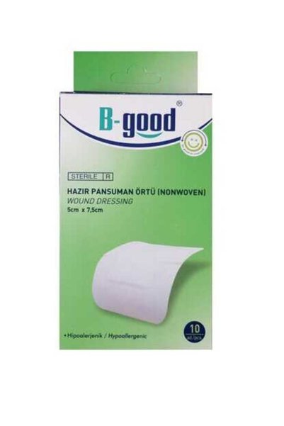 B-GOOD Hazır Pansuman Örtü 5x7,5 cm 10'lu