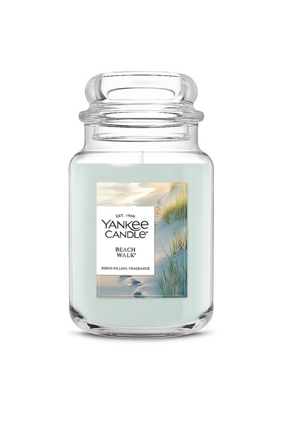 Yankee Candle Beach Walk Büyük Kavanoz Mum (623,7 gr) – Deniz Esintili, Tuzlu...