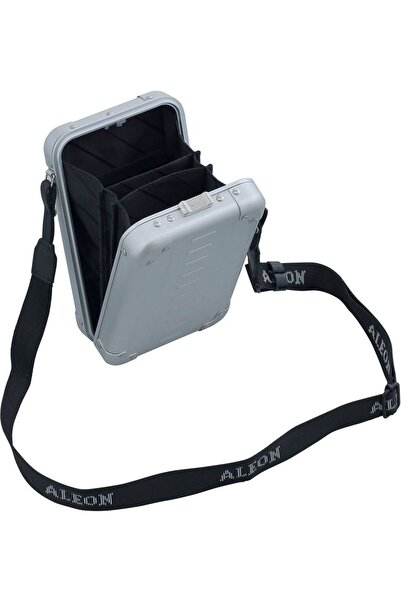 Aleon Mini Bag 19 cm Aluminum Shoulder Bag, Lightweight, Stylish, Unisex Dail...