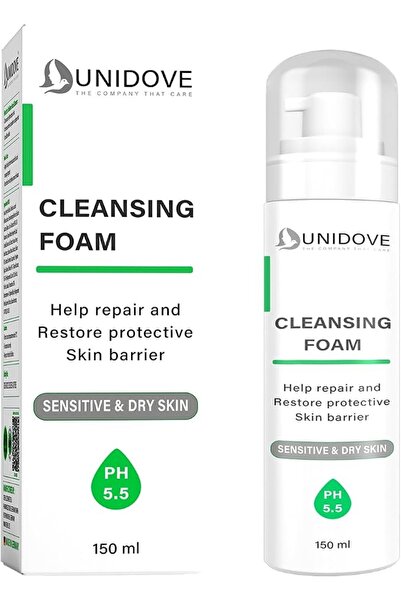 UNIDOVE Uni-Dove Foaming Face Wash 150ml Helps Restore Natural Skin Barrier &...