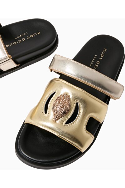 Kurt Geiger Eagle Cut Out Sandals, Comfortable and Modern Women's Slippers wi...