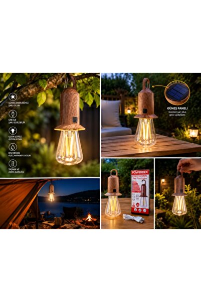 powerdex Taşınabilir Ve Asılabilir Kamp Feneri - Çadır, Piknik Ve Doğa İçin İ...