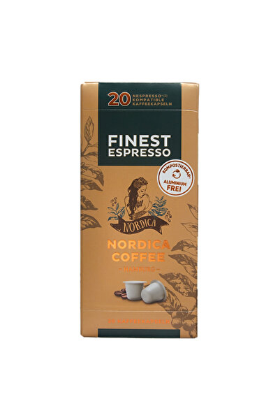 Nordica Coffee Capsule de cafea, 20 de capsule, Compatibile cu Nespresso, Espresso de cea mai înaltă calitate