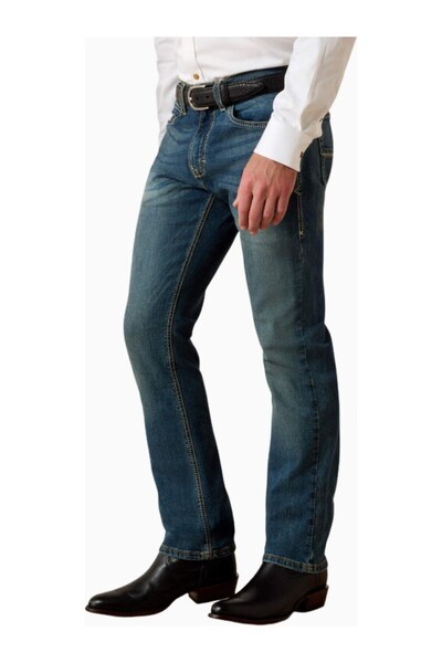 ARIAT بنطلون جينز رجالي ضيق من نوع M8 Slim TekStretch