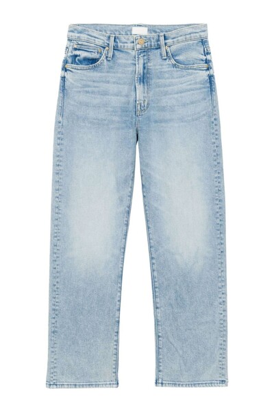 MOTHER DENIM Stylish and Comfortable Zip-Up Ankle-Length Jeans