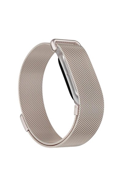 AktarMobile Google Fitbit Air Uyumlu Mıknatıslı Hasır Metal Örgü Kordon Milan...