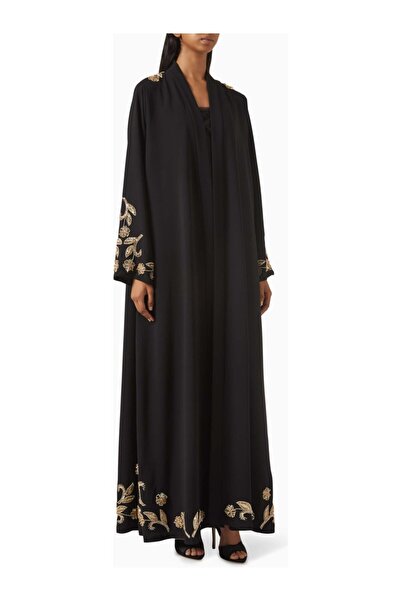 Hessa Falasi Stylish Floral Embroidered Abaya Ideal for Eye-Catching Ensemble...