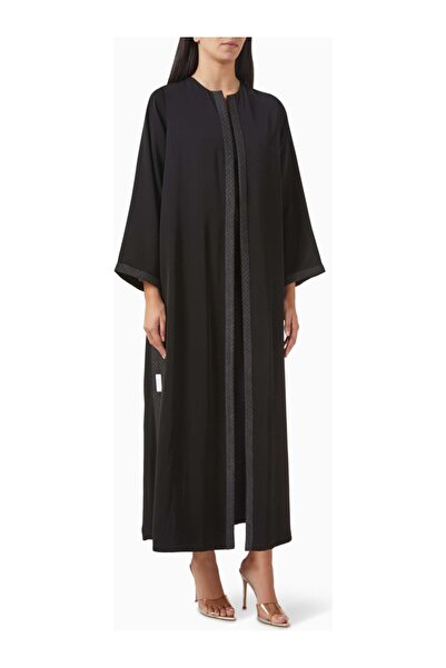 Hessa Falasi Comfortable Stitched Edge Detailed Abaya for Everyday or Evening...