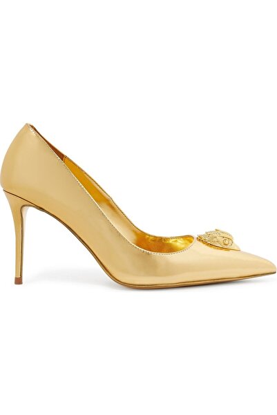 Kurt Geiger Belgravia High Heeled Gold Shoes