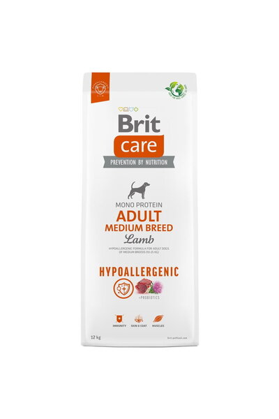 Brit Φροντίδα Υποαλλεργικό Ενηλίκων Μεσαίας Φυλής, 12 κιλά