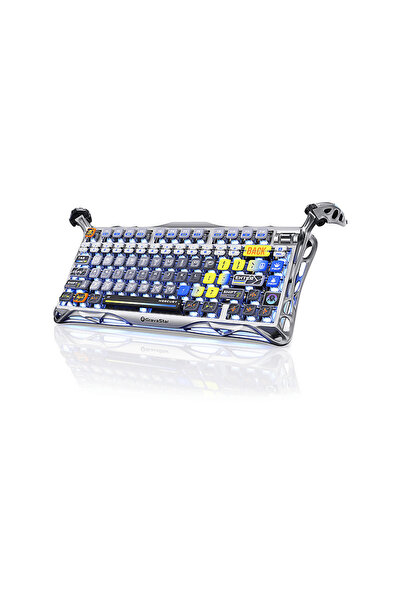 Gravastar Mercury K1 Pro RGB Kablosuz Mekanik Alüminyum Çerçeveli, İngilizce ...