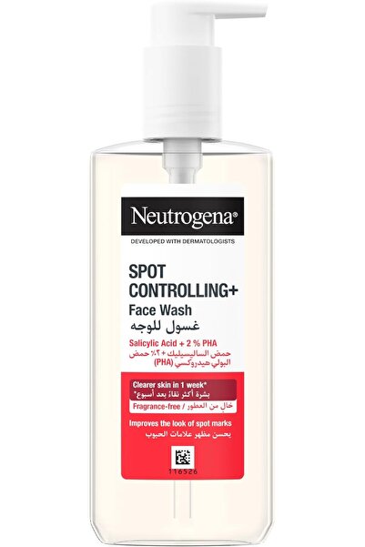 Neutrogena , Facial Wash Spot Controlling+, Clearer Skin In 1 Week. Contains ...