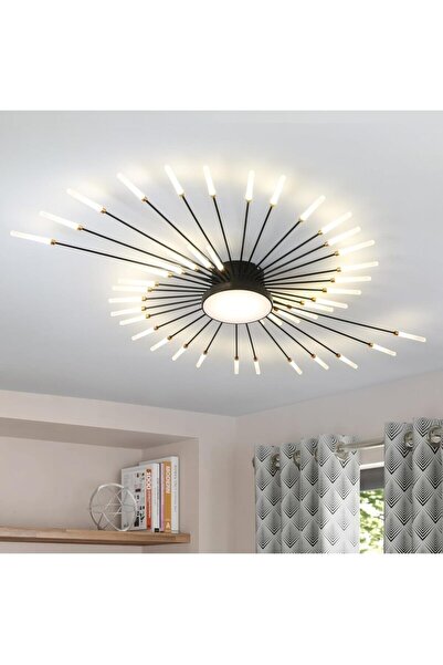 HOME LONDON BREEZE LED Tavan Aydınlatması,Modern Minimalist Altın Çiçek Şekli...