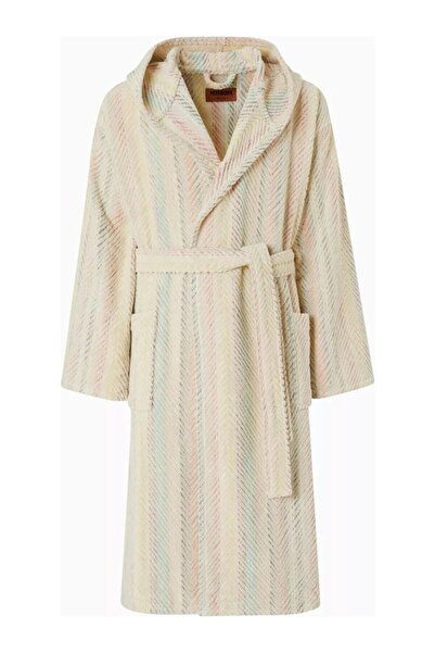 Missoni Home Harmony Cotton Hooded Bathrobe, Maximalist Color and Comfort