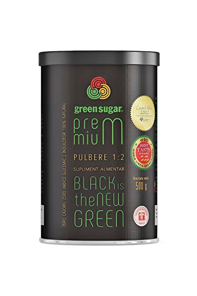Laboratoarele Remedia Eritritol stevie indulcitor pulbere 1:2 Premium 500g Za...