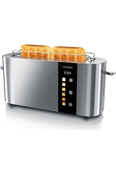 Arendo 2 Slice Stainless Steel Toaster Touchscreen Double Wall Luxury Design