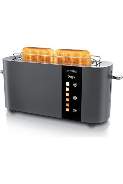 Arendo 2 Slice Stainless Steel Toaster Touchscreen Double Wall Luxury Design