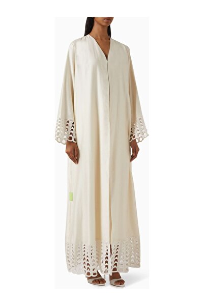 Hessa Falasi Luxurious Design and Modern Touch Cut and Sew Embroidered Abaya ...