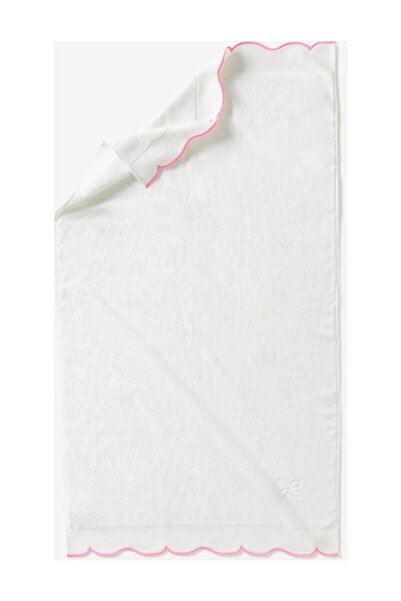 Anthropologie Maeve Cotton Decorative Edged Cotton Bath Towel