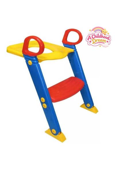 A Childhood Dream Toilet Seat for for Children, Potty Training Seat with Ladd...