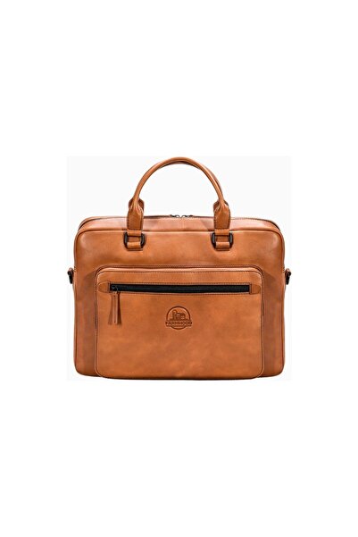 Farmhood Memphis Leather Briefcase 38.5 Cm, Lightweight, Stylish, and with La...