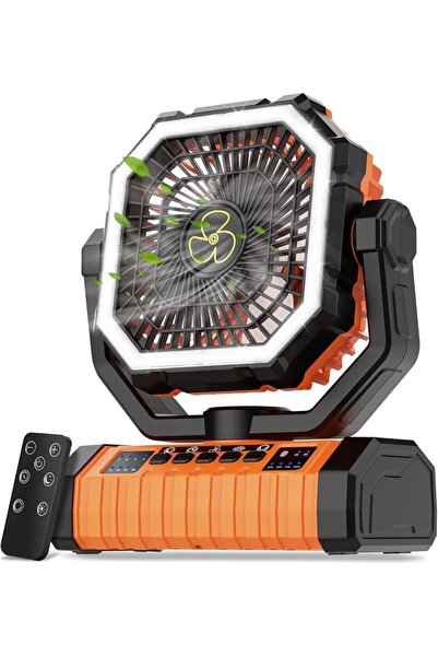 GENERAL ZioeYiue Camping Fan Rechargeable, 20000mAh Large Battery Powered Fan...