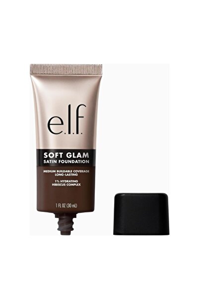 ELF E.L.F Soft Glam Satin Foundation, Medium Coverage, Breathable and Long-La...
