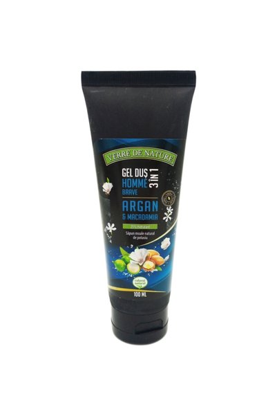 Verre De Nature Homme Brave 3 σε 1 αφρόλουτρο μέλι αργκάν μακαντάμια 100ml